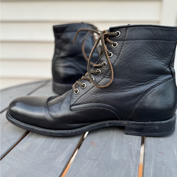 Frye Tyler Black Leather Men\'s Boots main image 7